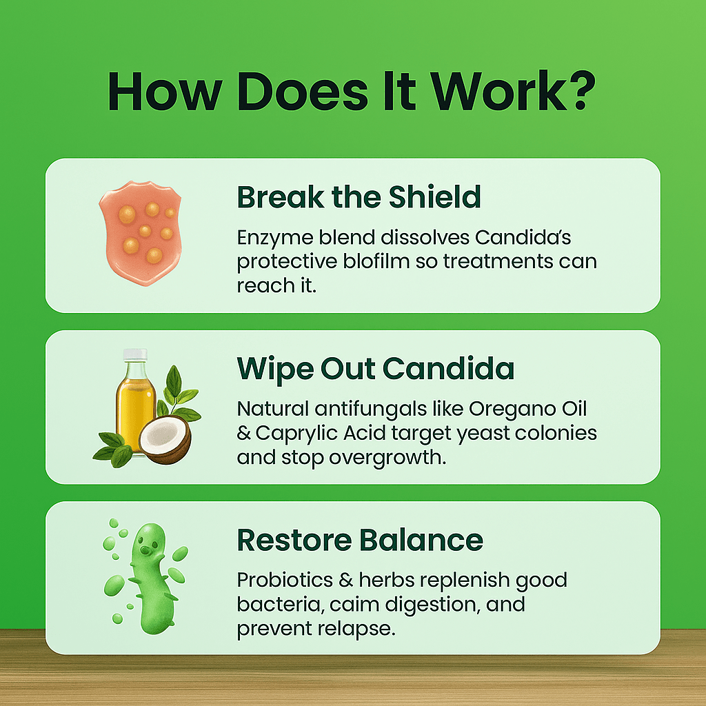 Candida Gut Cleanse - Clears White Tongue
