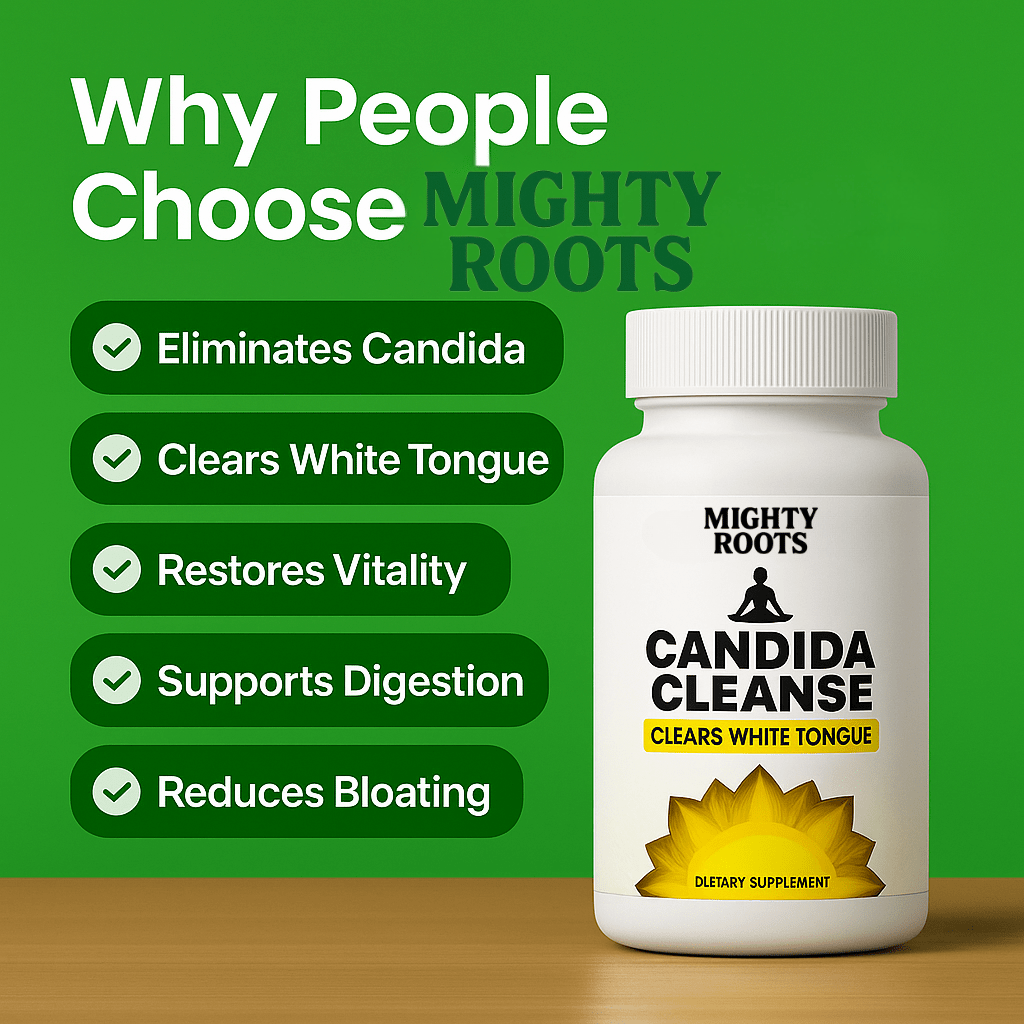 Candida Gut Cleanse - Clears White Tongue