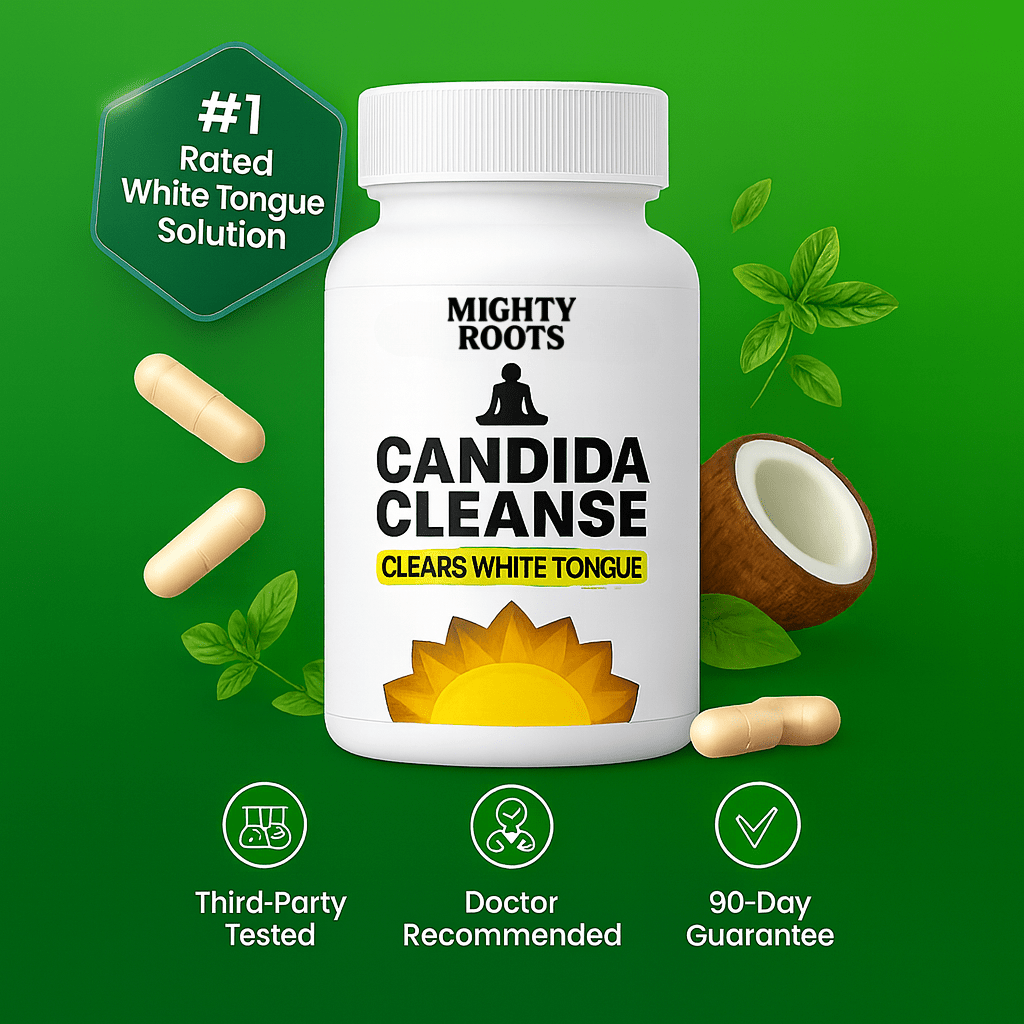 Candida Gut Cleanse - Clears White Tongue