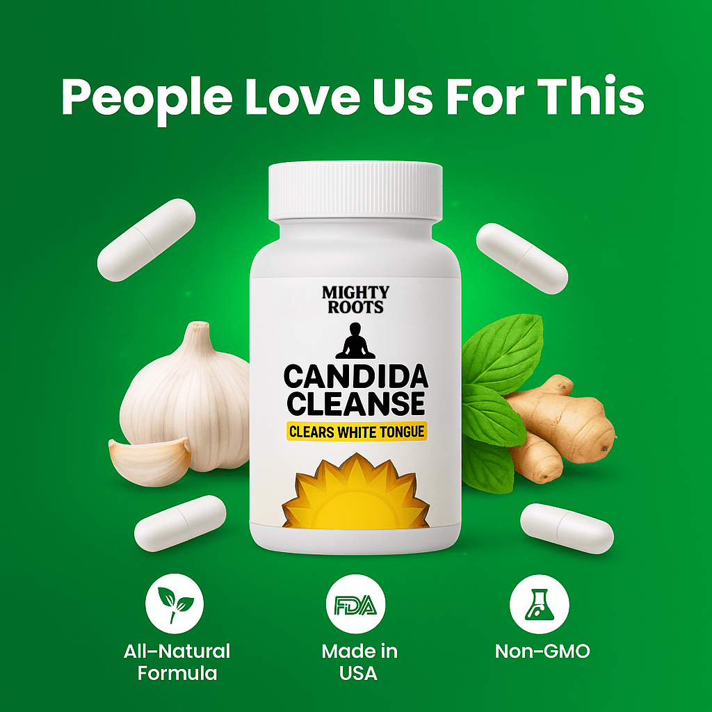 Candida Gut Cleanse - Clears White Tongue